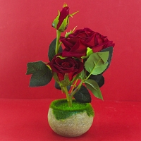 Rose Plant Ornament 001